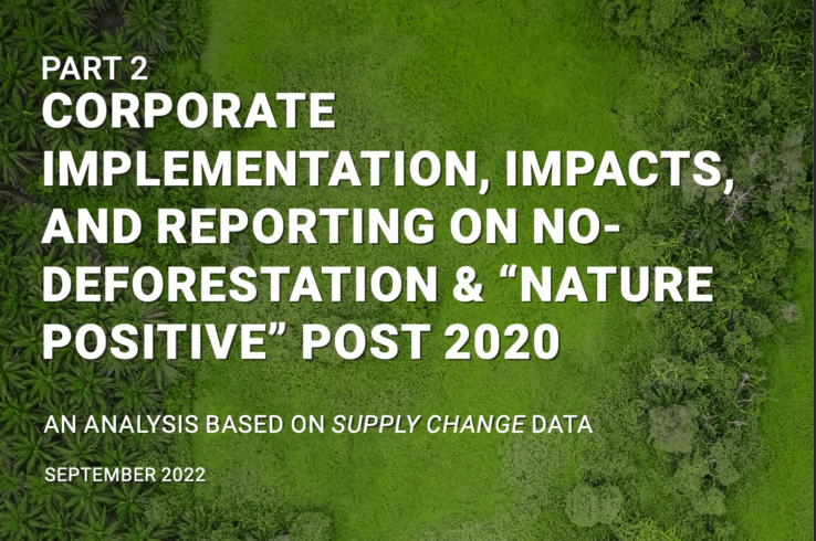 Achieving Deforestation Free Corporate Supply Chains Remains a Challenge